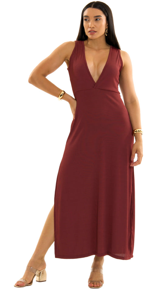 SAÍDA Vestido Castanheiras S26 Rib Twist Caiena OUTLET