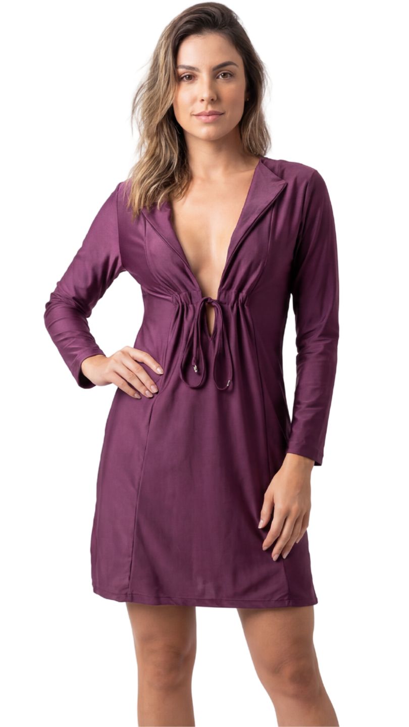 SAÍDA Túnica Manga S27 Microtec Burgundy