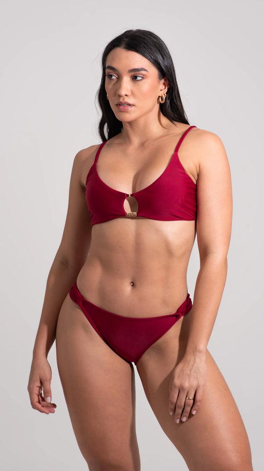 CALCINHA Clau S26 Lycra Carmin