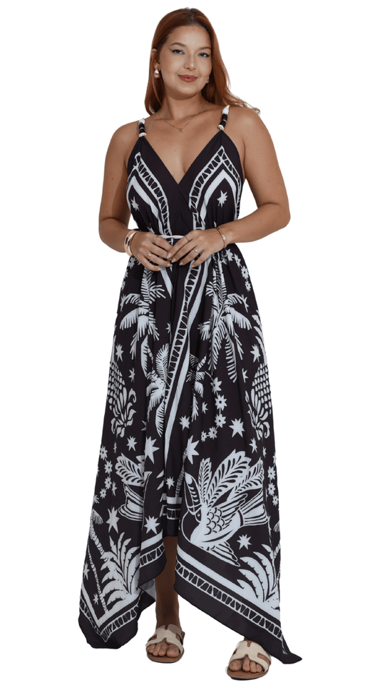 SAÍDA Vestido Lenço S26 Encanto
