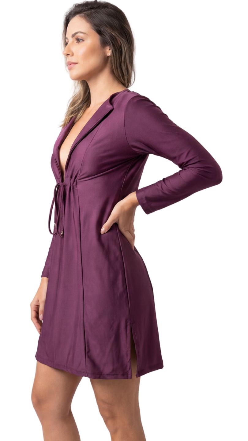 SAÍDA Túnica Manga S27 Microtec Burgundy