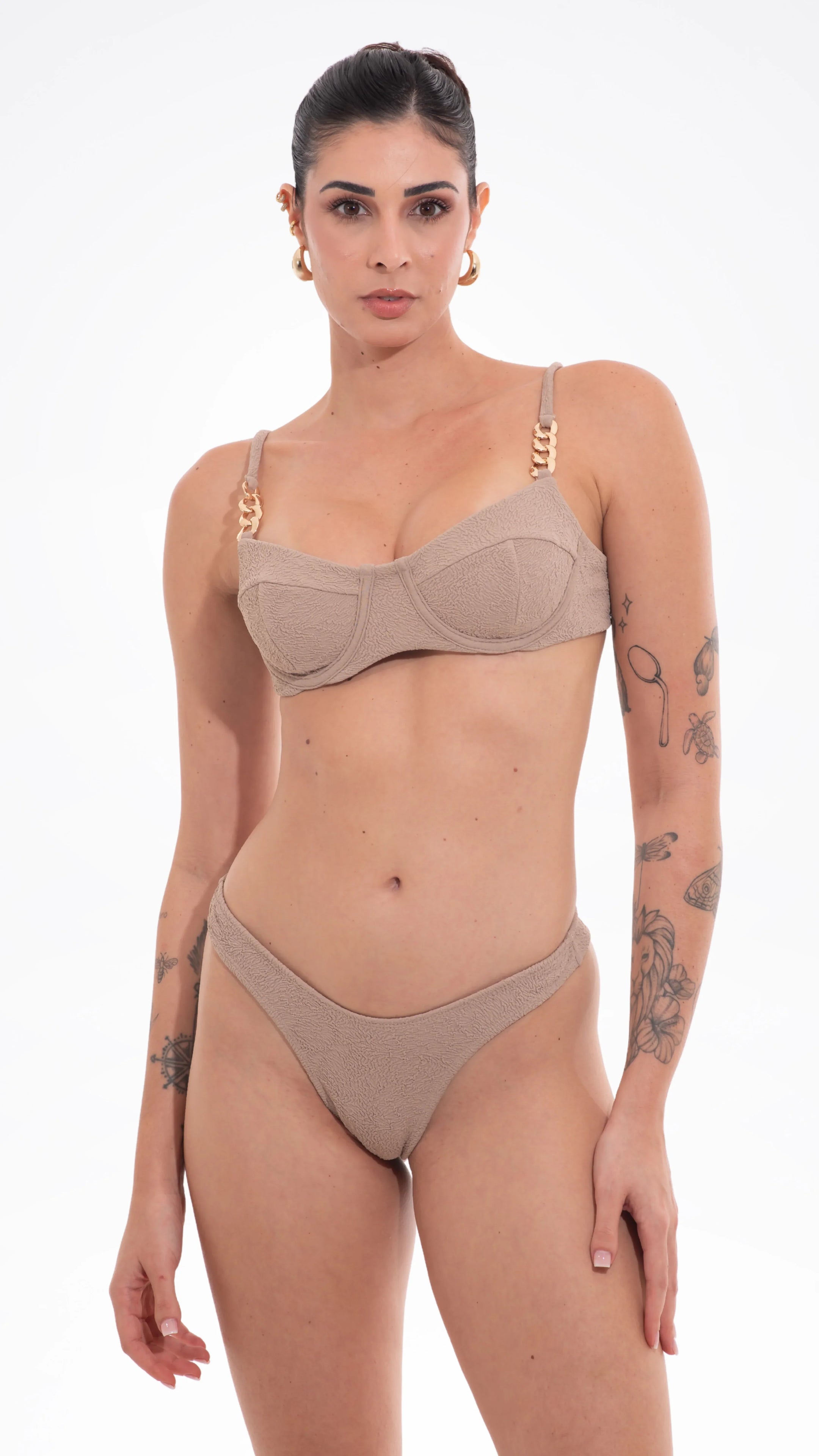 TOP Diva Metal S26 Jacquard Vortex Nude