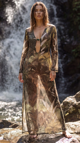 SAÍDA Vestido Sereia S27 Tule Ilhabela