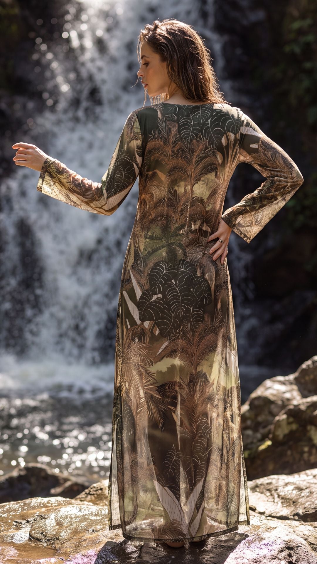 SAÍDA Vestido Sereia S27 Tule Ilhabela