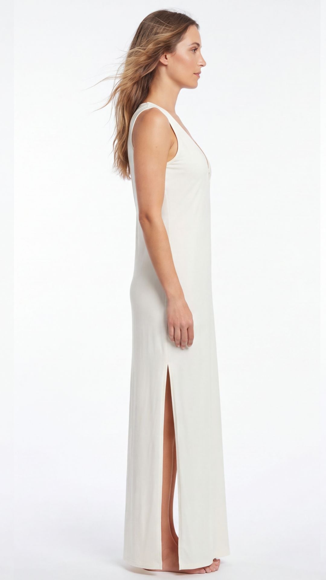 SAÍDA Vestido Laila S27 UV Champagne
