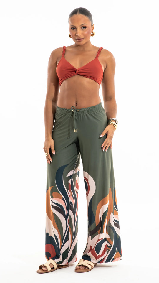 SAÍDA Calça Celine Jersey S26 Miragem