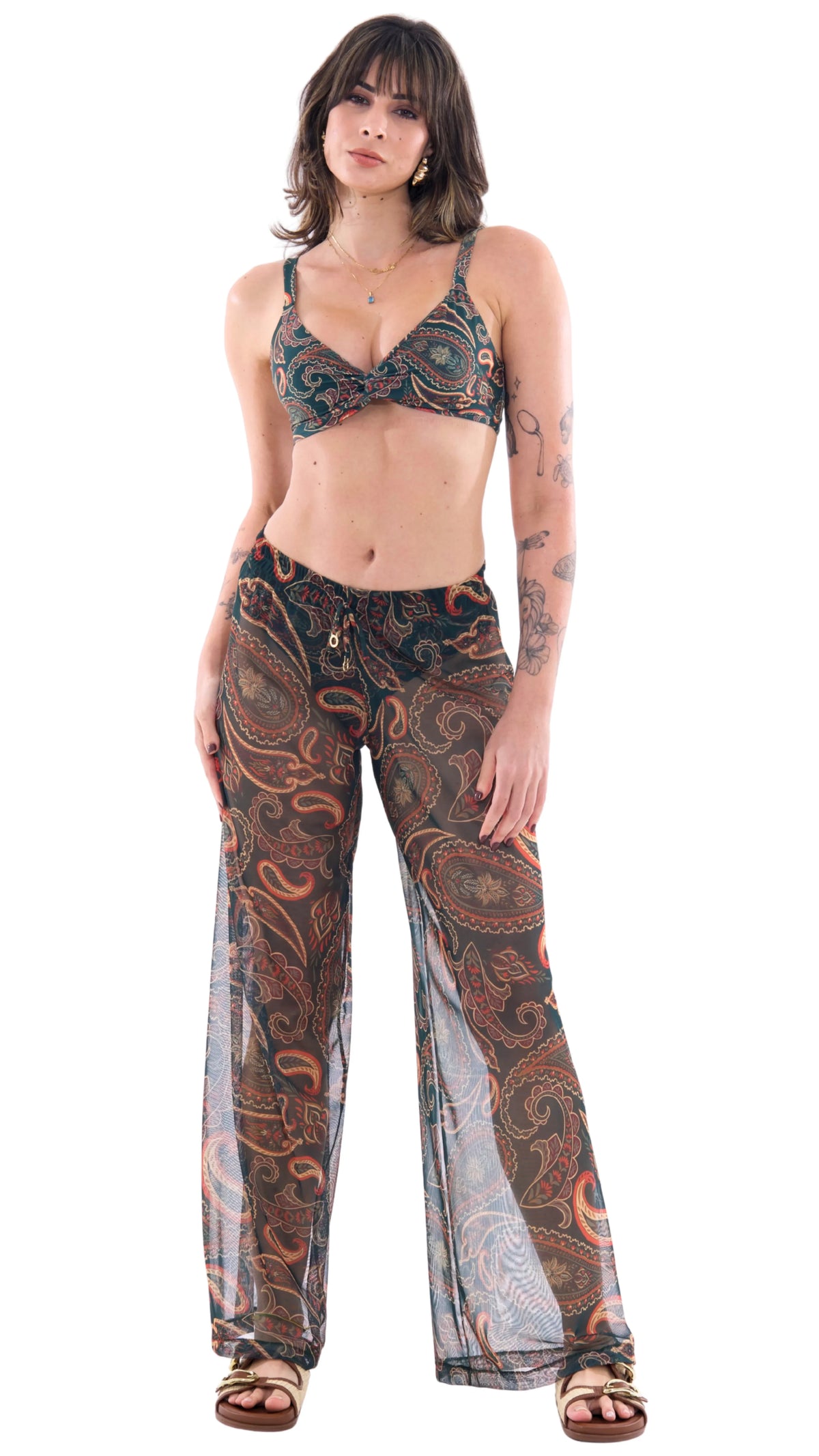 SAÍDA Calça Celine Tule S26 Preciosa