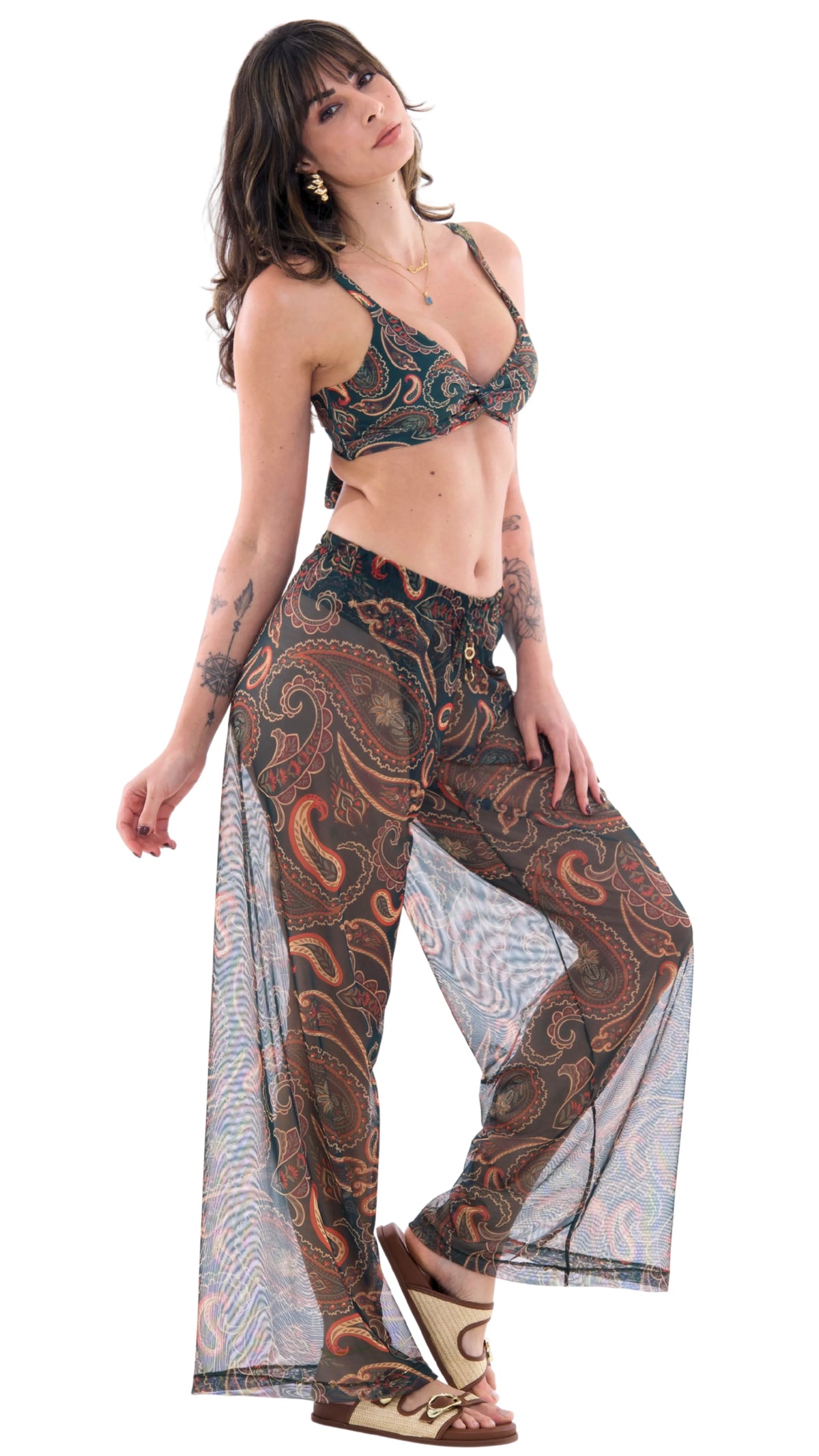 SAÍDA Calça Celine Tule S26 Preciosa
