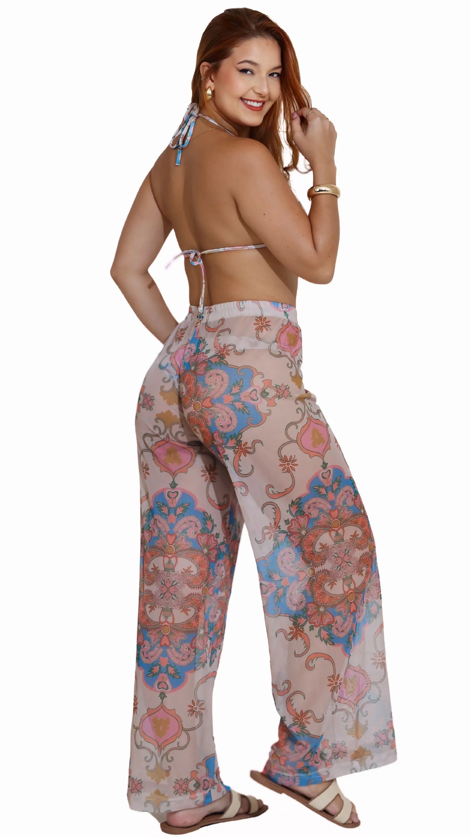 SAÍDA Calça Celine S26 Tule Aurora