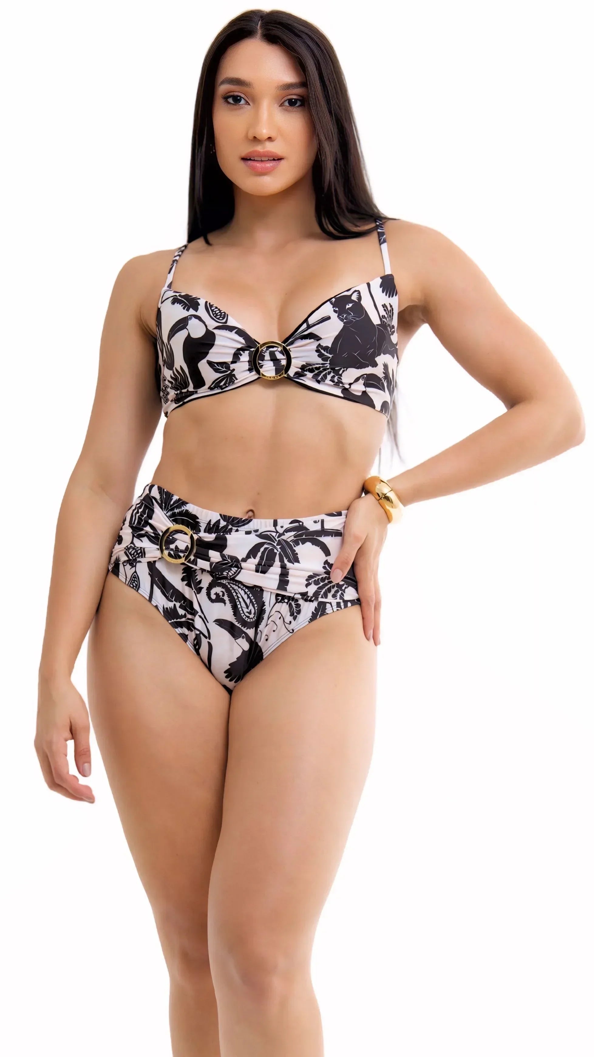 CALCINHA Hot Pant Fivela S26 Ébano