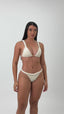 CALCINHA Tanga Trança -Off White Crespi
