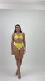 CALCINHA Hot Pant Trança -Lemon Drop Crespi