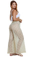 SAÍDA Calça Celine S26 Crochete Pipa Macrame