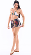 SAÍDA Short Liv S26 Tule Miragem
