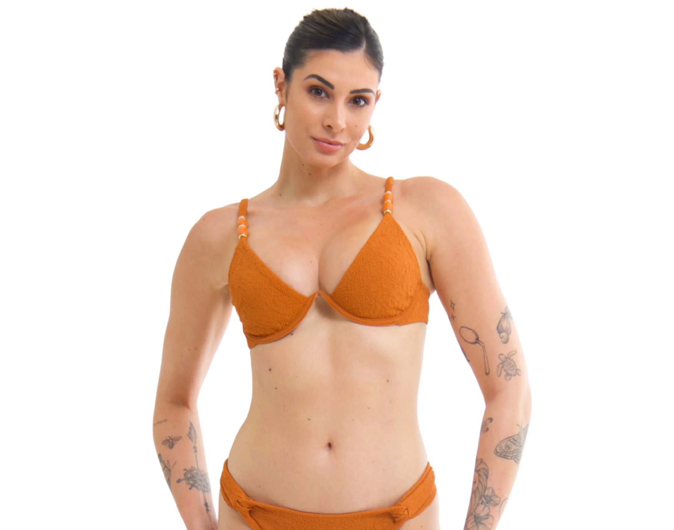 TOP Aro Berloque S26 Jacquard Vortex Ferrugem