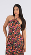 SAÍDA Vestido Longo Laço -Flora