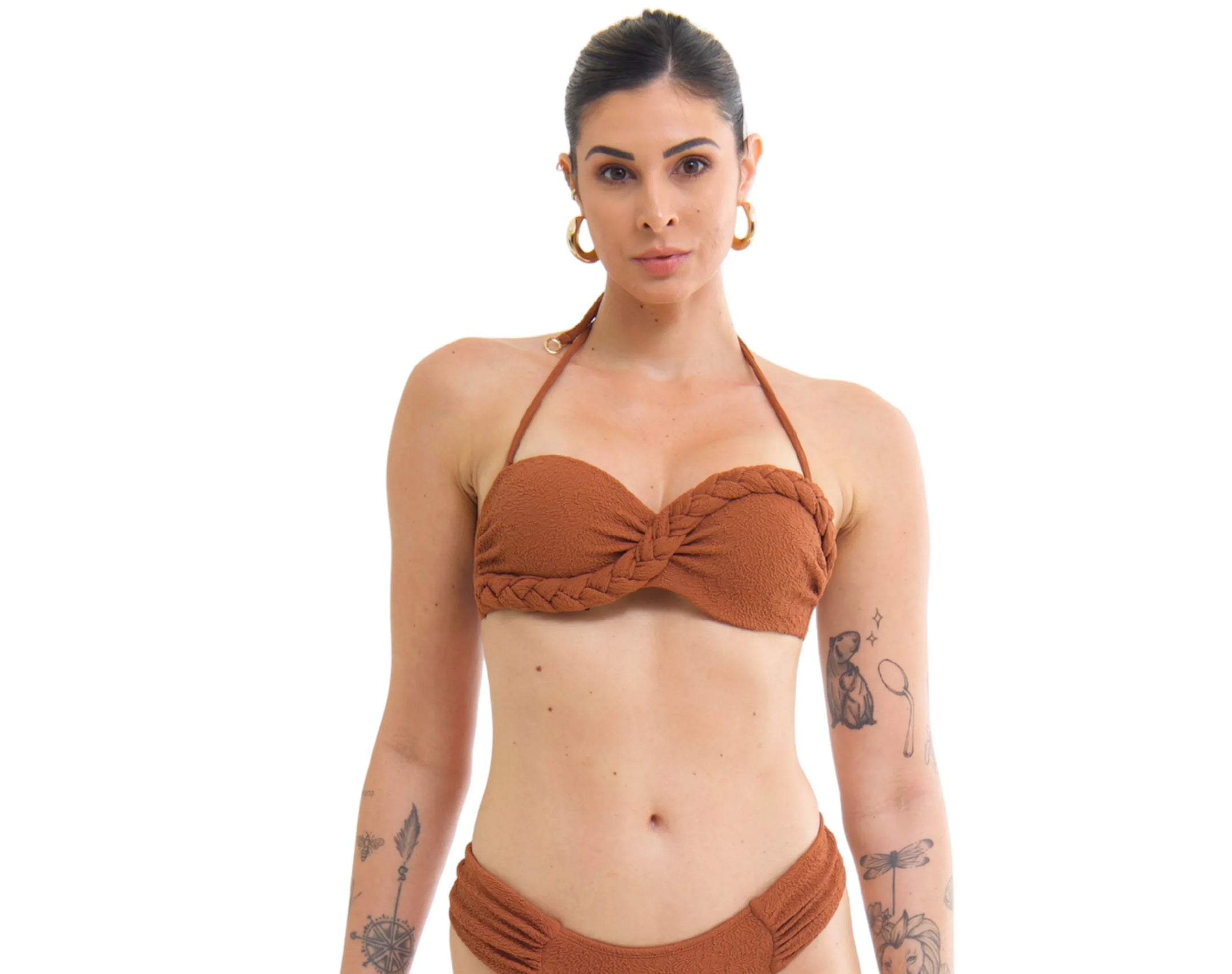 TOP Bojo TQC Trança S26 Jacquard Vortex Terra