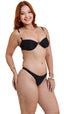 TOP Aro Franzido Metal S26 Kapana Preto