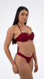 TOP Ariel Split Carmin