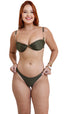 TOP Aro Franzido Metal S26 Kapana Deep Green
