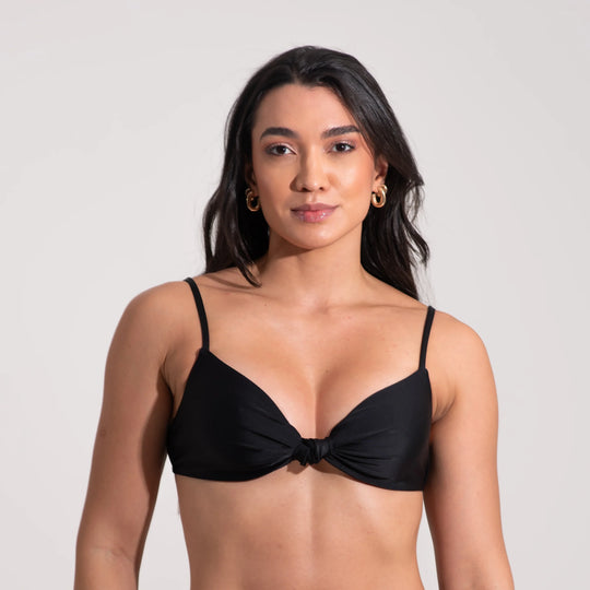 TOP Nó S26 Lycra Preto