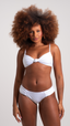 CALCINHA Borboletão S26 Lycra Branco