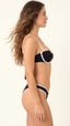 TOP Aro Franzido S27 Carmel Preto