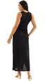 SAÍDA Vestido Castanheiras S26 Rib Twist Preto