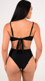 CALCINHA Hot Pant Fivela Trilobal Preto