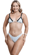 CALCINHA Asa Delta S26 Crunch Listrado Branco