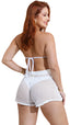 SAÍDA Short Liv S26 Crochete Joaquina Off White