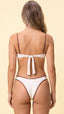 TOP Aro Franzido Berloque S27 Carmel Off White