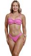 TOP TQC Trança S26 Crunch Listrado Milk Shake