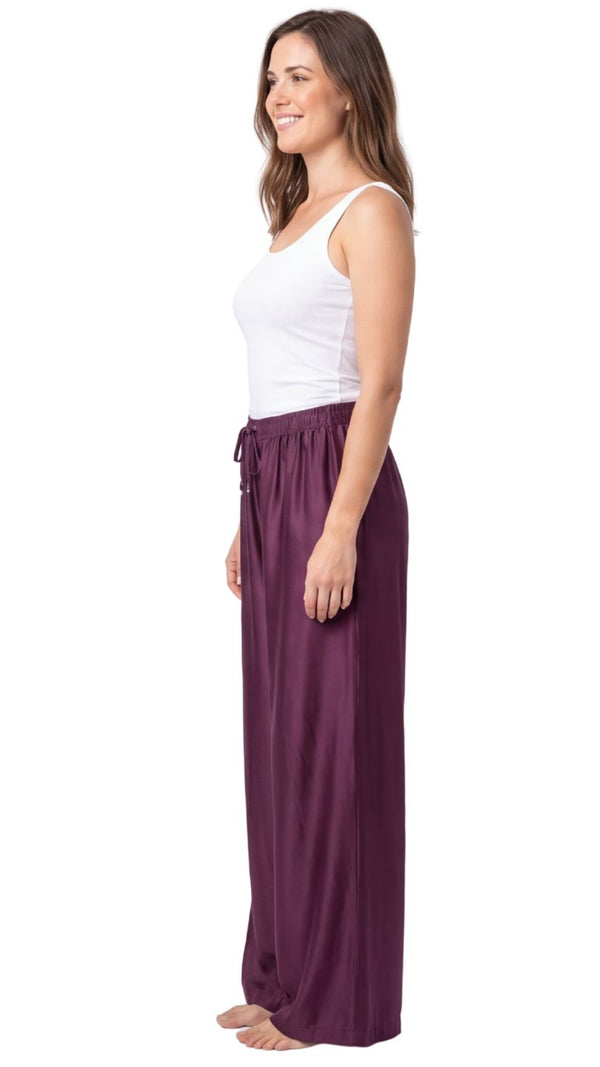 SAÍDA Calça Celine S27 Microtec Burgundy