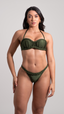 CALCINHA Tanga Trança -Deep Green