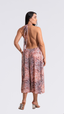 SAÍDA Vestido Longo Laço -Cobra