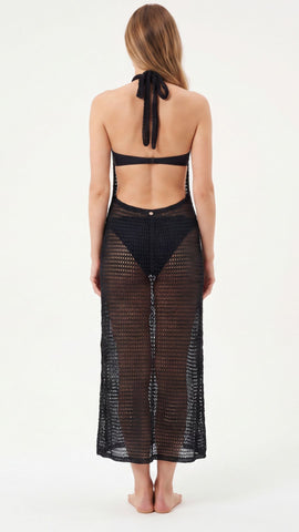 SAÍDA Longo Laço Metal S26 Crochete Joaquina Preto