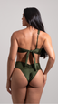 CALCINHA Tanga Drapê S26 Flicker Deep Green