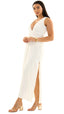 SAÍDA Vestido Castanheiras S26 Rib Twist Off White OUTLET