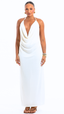 SAÍDA Decote Drapê Trança S26 Rib Twist Off-White