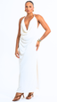 SAÍDA Decote Drapê Trança S26 Rib Twist Off-White