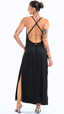 SAÍDA Decote Drapê Trança S26 Rib Twist Preto