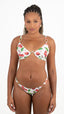 CALCINHA Tanga Fio Metal S25 Cereja OUTLET