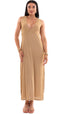 SAÍDA Vestido Castanheiras S26 Rib Twist Paçoca OUTLET