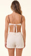 SAÍDA Short S27 Carmel Off White