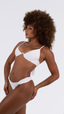 TOP Aro Jacquard Lines Branco