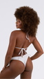 CALCINHA Asa Laço Jacquard Lines Branco