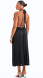 SAÍDA Longo Laço Metal S26 Rib Twist Preto