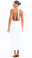 SAÍDA Longo Laço Metal S26 Rib Twist Off-White