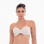 TOP TQC Duo Metal -Crochete Bege Natural